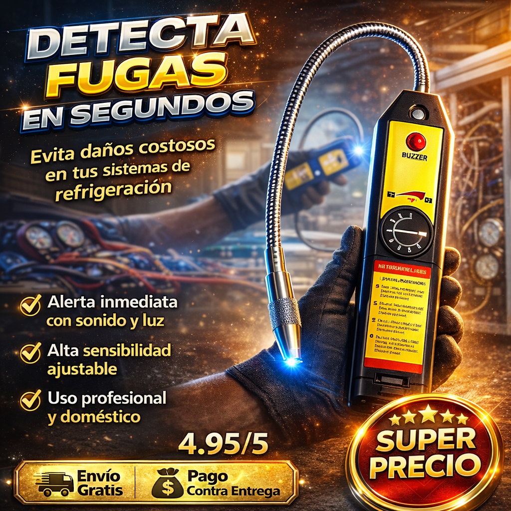 Detector de Fugas de Gas Halógeno