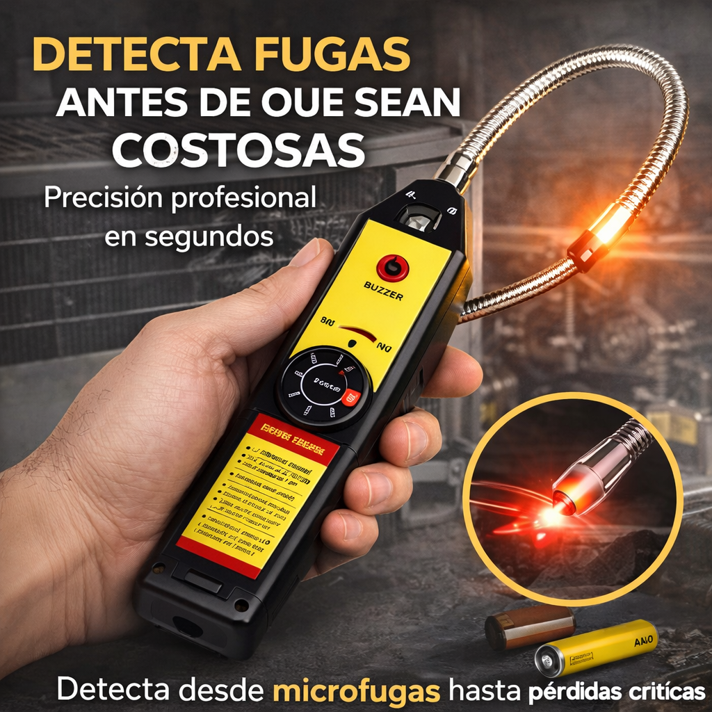 Detector de Fugas de Gas Halógeno