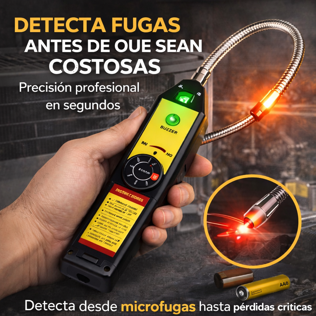 Detector de Fugas de Gas Halógeno