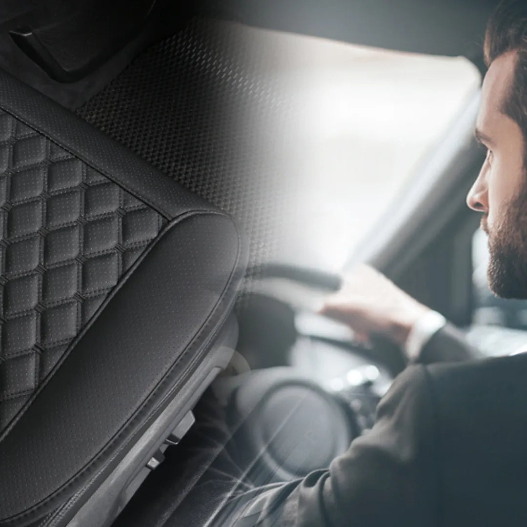 🚗 SET Fundas de Cuero Antideslizantes