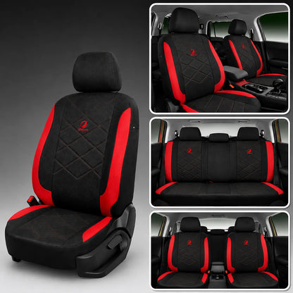 🚗 SET Fundas de Cuero Antideslizantes