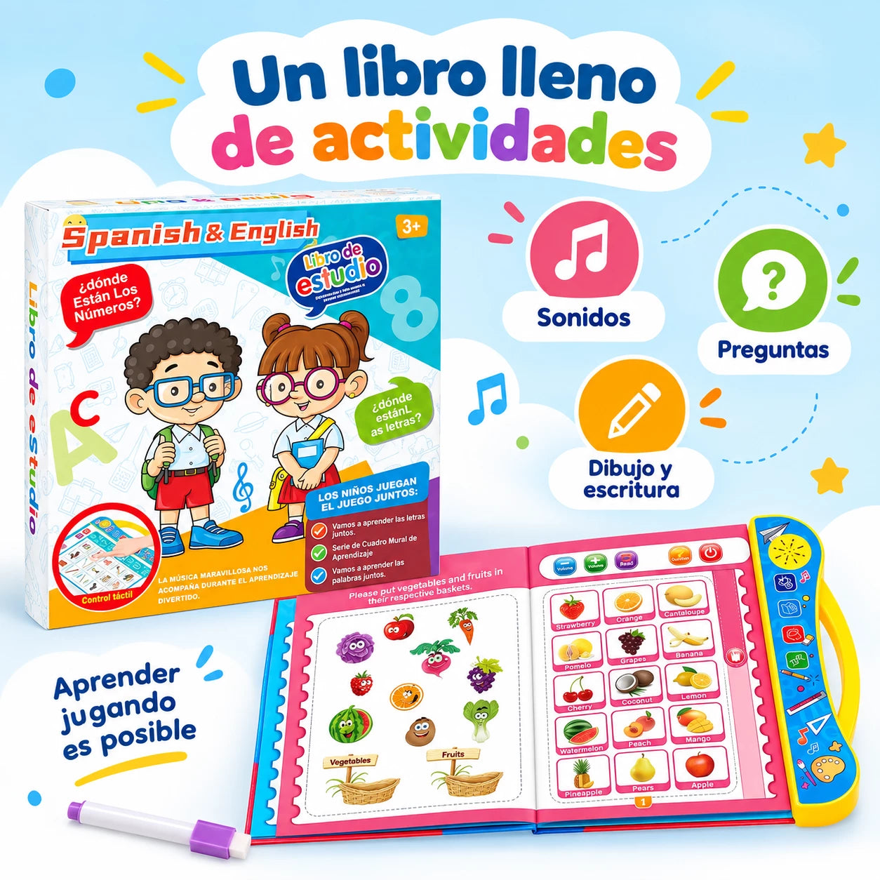 Libro Interactivo SoundMaster Kids™📚