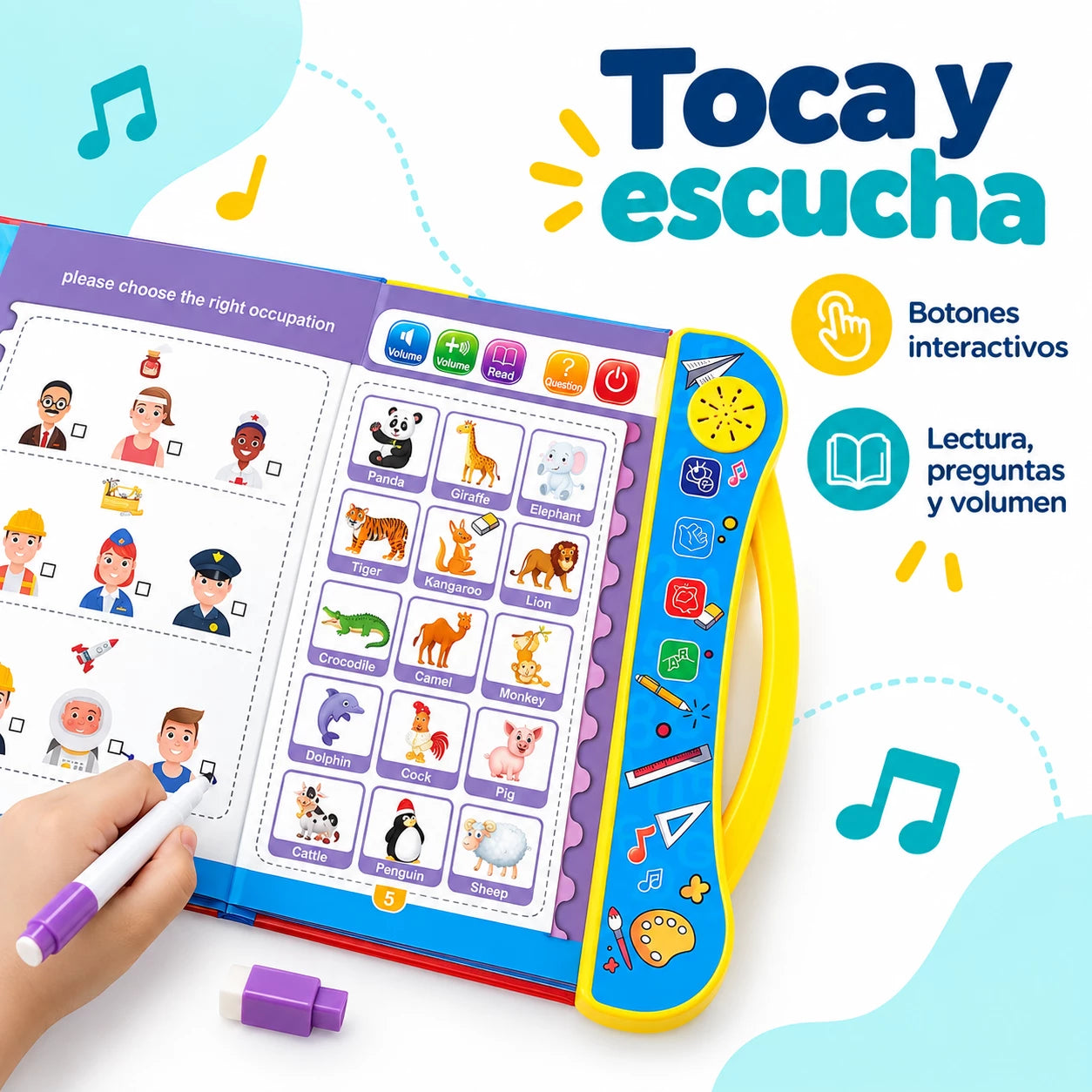 Libro Interactivo SoundMaster Kids™📚